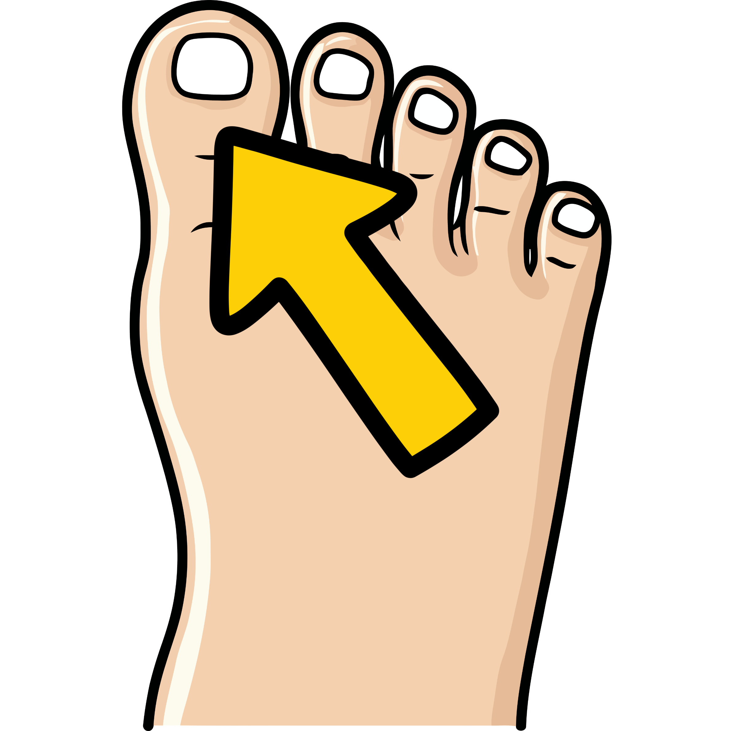 toe