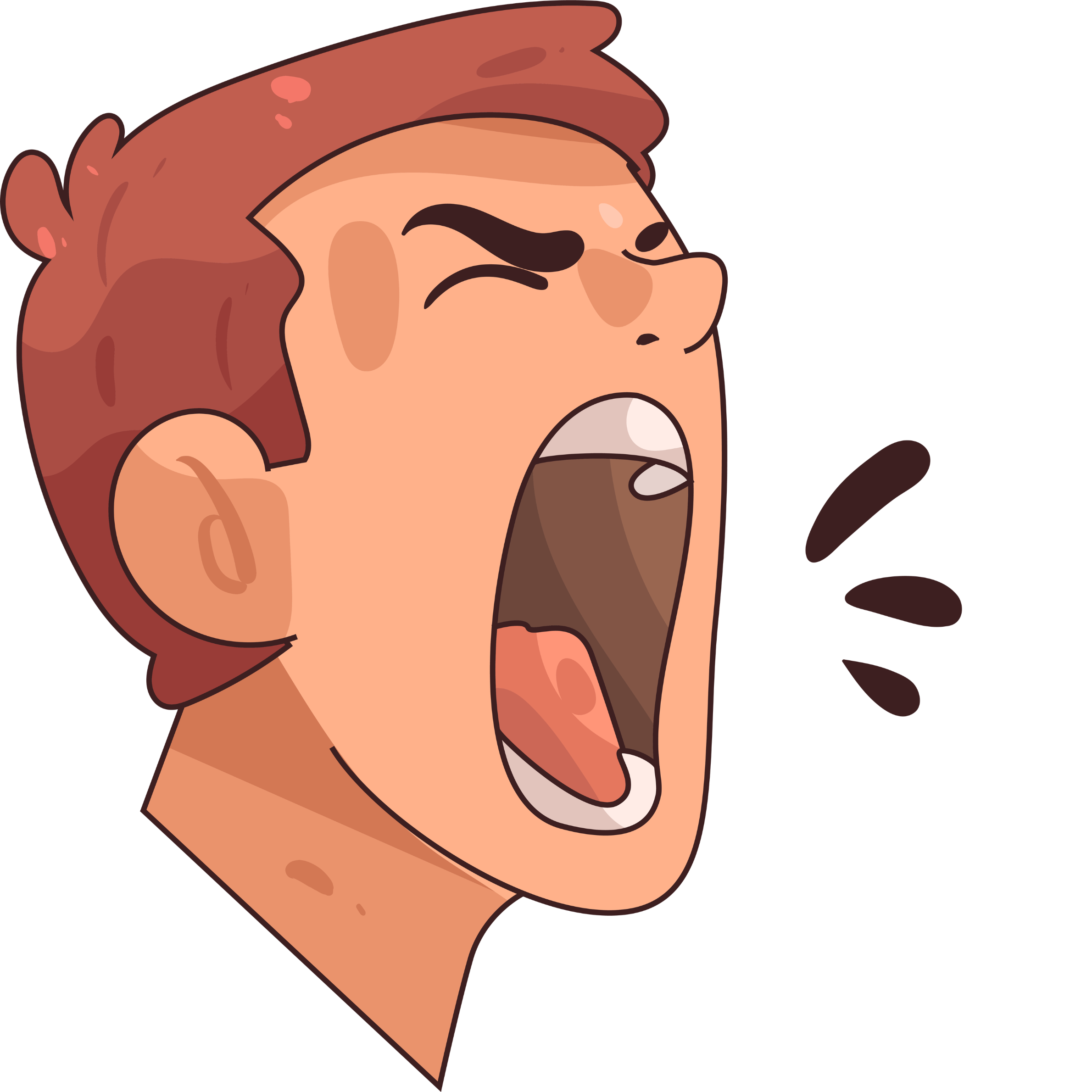 yell